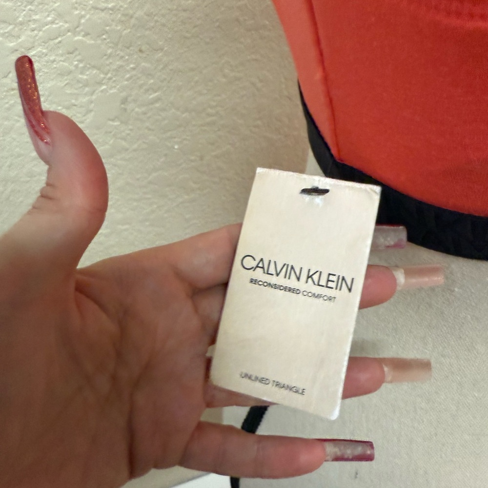 Calvin Klein unlined triangle bra - Picture 4 of 6